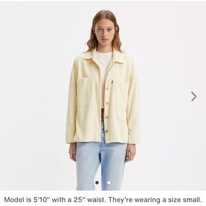 NWT. LEVI’S CORDUROY SHIRT JACKET. Size Small.